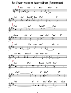 Bill Evans Haunted Heart Nuty