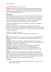 NDLA Markedsf&oslash;ring: Markedsf&oslash;ring og forbrukeratferd