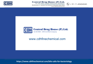 Bile Salts Manufacturers India