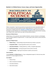 Bachelor's in Political Science: Course, Scope & Career Opportunities