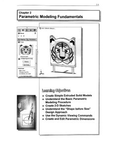 Parametric Modeling Fundamentals: CAD Design & 3D Solid Models
