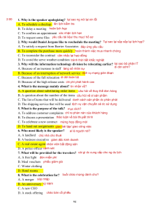 English Listening Comprehension Test - High School/College