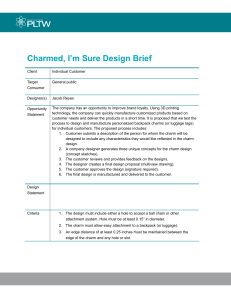 Charmed, I'm Sure Design Brief: 3D Printing Project for Students