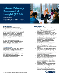 Gartner Campus JD Intern PRI 2024-25