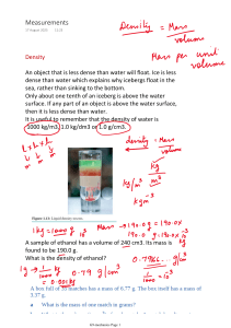 Physics: Density Explained & Calculated | High School Mechanics