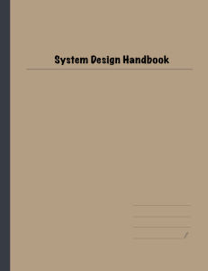 System Design Handbook: Basics, Architecture, Databases & Scaling