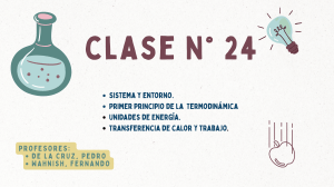 Clase 24: Termodin&aacute;mica - Sistemas y Entorno
