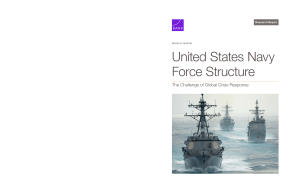 US Navy Force Structure: Global Crisis Response Challenges - RAND Report