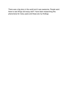 Research Findings on a Global Phenomenon