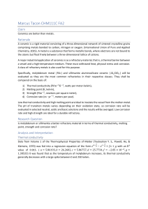 Molybdenum vs. Sillimanite: Refractory Material Comparison & Analysis