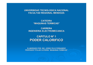 Poder Calor&iacute;fico de Combustibles Industriales
