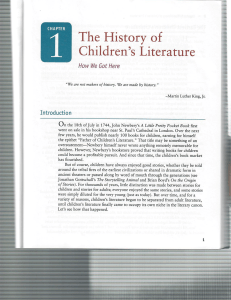 The History of Children's Literature: Origins & Evolution
