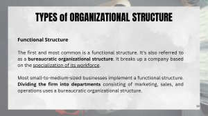 Types of Organizational Structure: Functional Structure Explained
