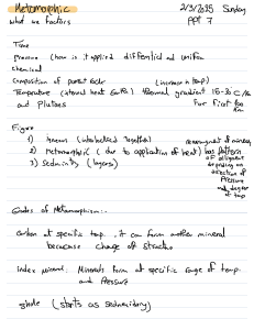 Metamorphism: Factors, Types, and Grades in Geology