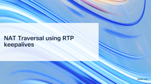 NAT Traversal with RTP Keepalives: Ensuring VoIP Media Flow via CUBE