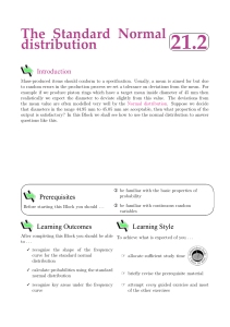 Standard Normal Distribution Guide
