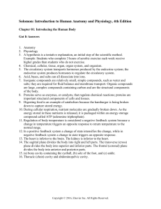 Solomon Human Anatomy & Physiology Chapter 1 Got It Answers