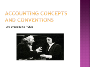 Accounting Concepts & Conventions: Principles for Financial Reporting