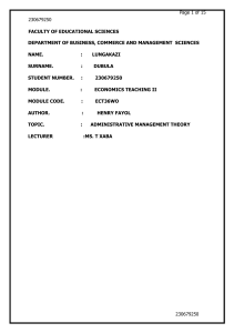 Henry Fayol's Administrative Management Theory: Principles & Implications