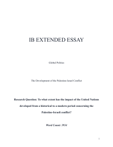 UN's Evolving Role in Palestine-Israel Conflict: Historical to Modern Impact