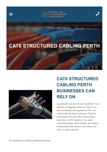 Cat6 Structured Cabling