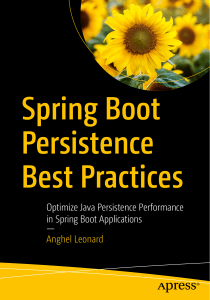 Spring Boot Persistence Best Practices: Optimize Java Performance