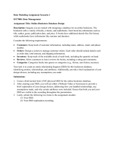 Week 2 - Data Modeling Assignment - Scenario 1