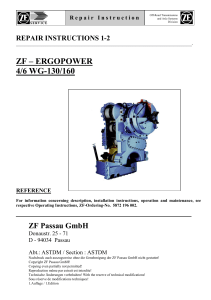 ZF ERGOPOWER 4/6 WG-130/160 Transmission Repair Manual | Off-Road