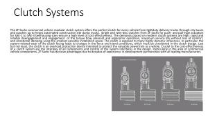 Clutch Systems: ZF Sachs Commercial Vehicle Modular Clutch Technology