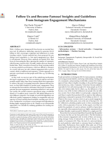 Instagram Engagement Mechanisms: Insights & Guidelines for Popular Posts