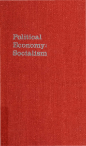Political Economy: Socialism - Marxist-Leninist Theory & Economic Laws