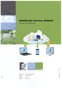 Digital Arbejdsmetode for IBOR-grijs Team - Westland Kommune