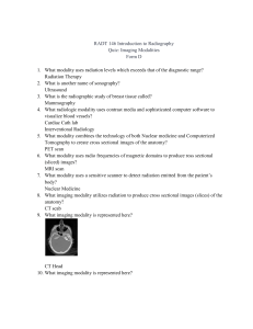 RADT 146 Radiography Quiz: Imaging Modalities & Answers