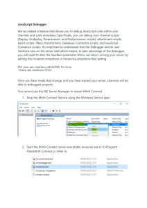 Mirth Connect JavaScript Debugger: Setup & Usage Guide