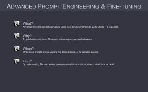 Advanced Prompt Engineering & Fine-Tuning for AI Outputs
