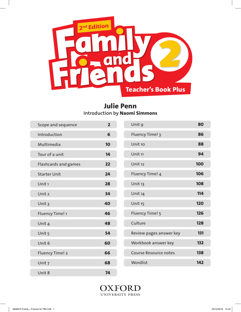 Family and Friends 2nd Ed Teacher's Book Plus - Julie Penn
