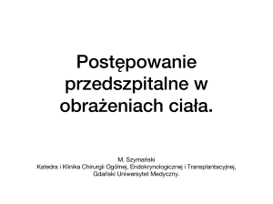 Postepowanie przedszpitalne