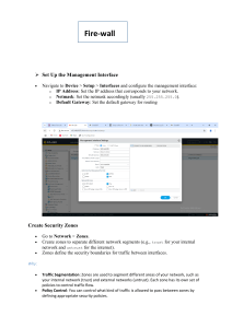 Firewall Configuration Guide: Setup, Zones, NAT, Routing & Policies