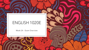 English 1020E Exam Overview: Structure, Tips & Preparation Guide