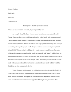 Macbeth Quotes in Real Life: Trump, Volkswagen, and Andrew Tate Analysis