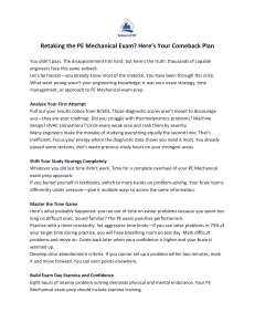 Retaking PE Mechanical Exam? Your Comeback Plan & Study Guide