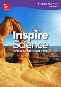 Inspire Science K-12 Program Overview | McGraw-Hill Education NGSS