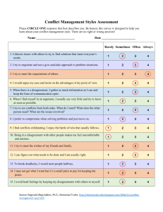 Conflict Management Styles Assessment: Identify Your Style & Improve Skills