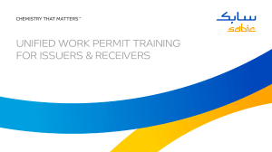 Unified Work Permit Training: Issuers & Receivers