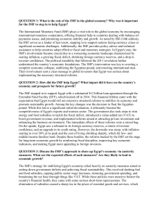IMF's Role in Egypt's Economy: Reforms, Austerity & Growth Prospects