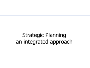 Strategic Planning: An Integrated Approach to Business Management