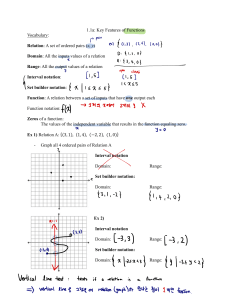 Key Features of Functions: Domain, Range, Zeros, and Graph Analysis