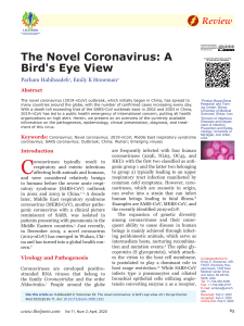 Novel COVID-19 Review