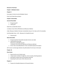 Accounting Final Exam Review: Chapters 4, 7, 8, 9, 10 Topics