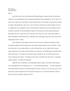 Elmo St. John's Brentwood Writing Program Experience & Appeal